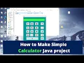 How to Make Simple Calculator in Java in Hindi Java programming Mini Project