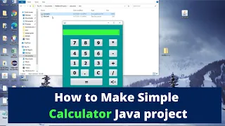 How to Make Simple Calculator in Java in Hindi Java programming Mini Project