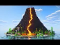Minecraft How to Build a Volcano Tutorial