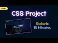 CSS Project Part 1 - Navbar in Just 10 Minutes HTML CSS Website Tutorial