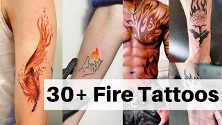Fire tattoo designs Fire tattoo time lapse Flame tattoos on arm Blue flame - Lets style buddy