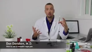 How to use a cannabis vape pen with Dr D