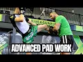 Advanced Muay Thai 5 Attack Combinations on the Focus Mitts