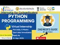Python Internship For College Students