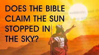 did the sun stop moving joshua 10 