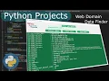 Python Projects Web Domain Data Finder