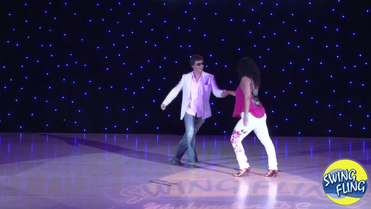 Swing Fling 2016 Pro Am Spotlight Angie Toth with Tybaldt Ulrich