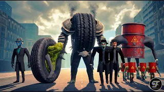 Farben Tire VS Ahlelas VS BomBarrel ! all episodes