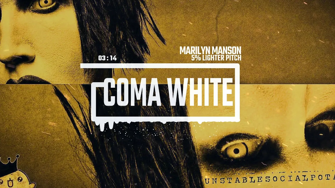 Marilyn Manson - Coma White [Original] (5% Lighter Pitch) [HQ] (Mechanical Animals Album, 1999)