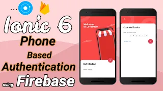 Ionic 6 Phone based Authentication using Firebase 9 Angularfire 7 OTP based login using firebase