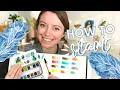 The Very FIRST Watercolor Lesson for Beginners Watercolor Painting for Beginners - Lesson 1
