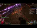 Path Of Exile 1 Hardcore Searing Exarch ZDPS Luminary Attempt forgot I have flasks