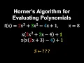 Horner s Method Explained Simply Polynomial Evaluation in Discrete Mathematics Step-by-Step