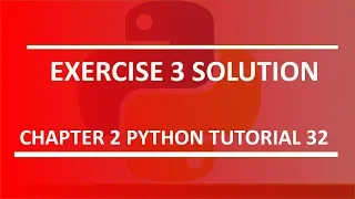 Exercise 3 solution Python tutorial 32