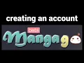 How to create an account on the MangaGo website