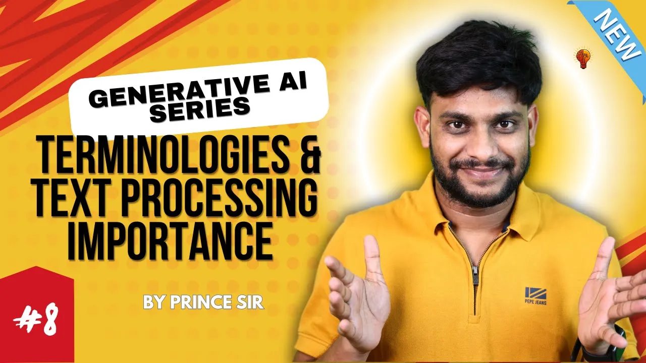Basic Terminologies & Text Processing Importance  | Generative Ai | Basic to Advance