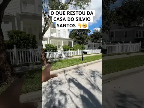 VEJA COMO ESTÁ A CASA DO SILVIO SANTOS ALGUNS MESES DEPOIS #silviosantos #sbt #orlando