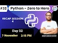 Python Zero to Hero Day 32 45 Days Free Classes Dixit Bytes
