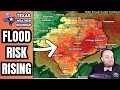 Texas Flood Risk Rising Heavy Rain and Storms for Days