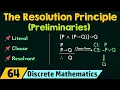 The Resolution Principle Preliminaries