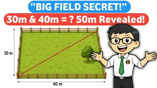 This 50m Secret Works Every Time! 🔺 (30m & 40m) | Pythagorean Equation Episode 12