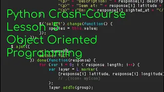 Python Crash Course Lesson 5 - OOP
