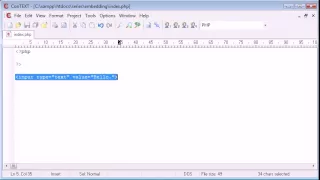 Beginner PHP Tutorial 12 Embedding PHP Inside HTML