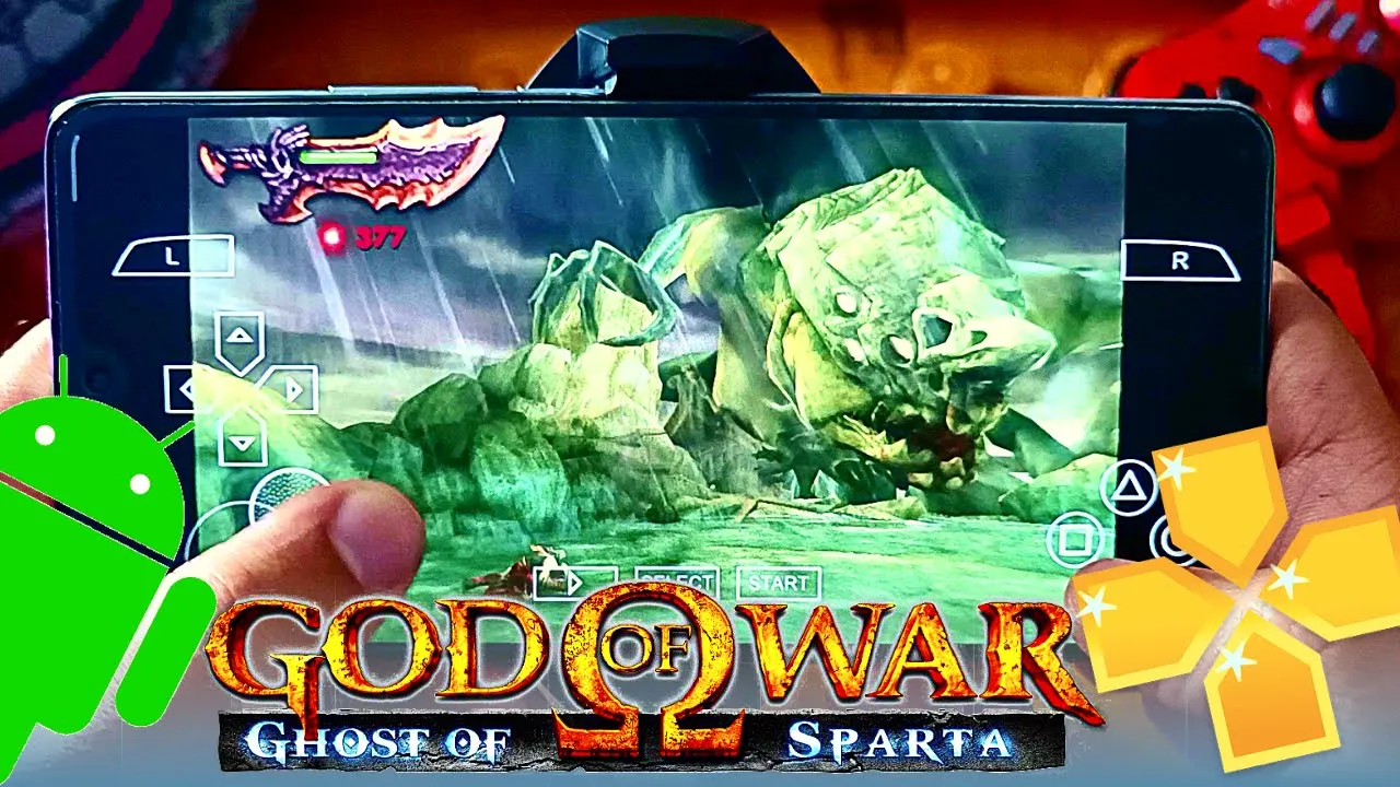 God Of War Ghost Of Sparta Gameplay Android - PPSSPP Gold - PSP Emulator
