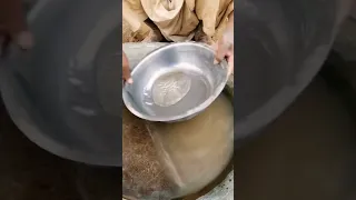 استخلاص الذهب الخام بواسطة الزئبق 