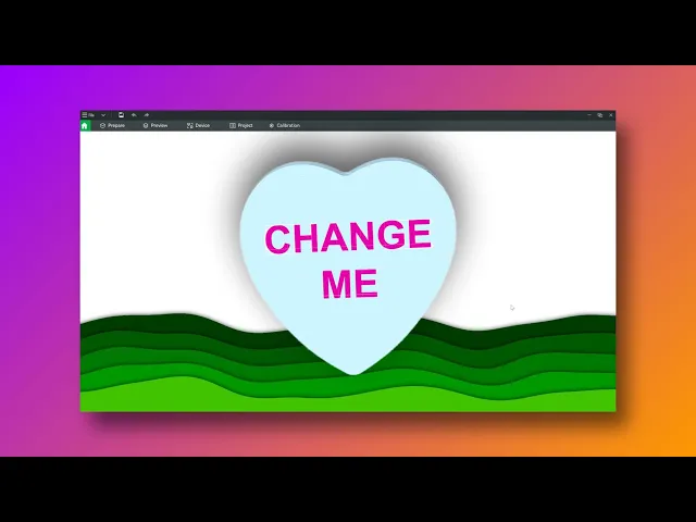 Valentine's Day Heart Candy Box | 11 Phrases | Customizable text Bambu Studio 3mf video thumbnail