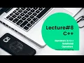 Lecture C Operators in C Relational Operators Less than Greater than Equal to