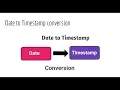 Date to Timestamp conversion in java How to convert string date to Timestamp in java