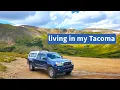 My Minimalist Tacoma Truck Camper Rig Tour