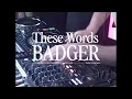 Download Lagu Badger - These Words (Official Visualiser)