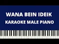 Wana Bein Ideik Karaoke Piano - Male Version | Karaoke Lirik