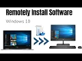 Windows How To Install Software Remotely