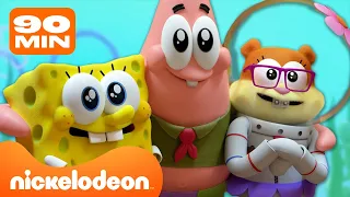 كامب كورال سبونج بوب يشارك في سباق تدمير تجميع لمدة 100 دقيقة Nickelodeon Arabia 