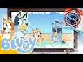 Bluey and Stickbird 2 Minute Toothbrush timer with tooth brushing guide