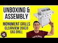 Unboxing and Assembly of Our New Monument Grills 4 Burner Gas Grill From Lowes
