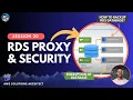 How does AWS RDS work RDS Proxy RDS Backup and Security Visual Explanation