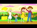 The Farmer in the Dell (with lyrics) | Song for Kids