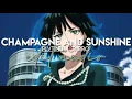 Download Lagu edit audio - champagne and sunshine (plvtinum, tarro)