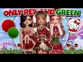 Lagu ONLY Using *RED AND GREEN* In Dress To Impress MASTER Servers!! (ROBLOX)