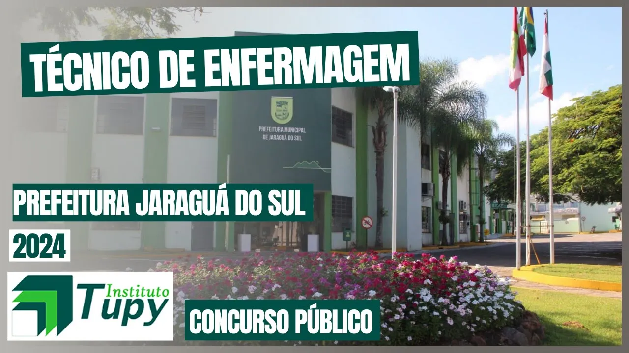 Técnico de Enfermagem - Jaraguá do Sul - Banca Instituto Tupy