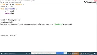 Exploring Python Graphics ADVANCED - Using the Entry