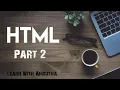 HTML Tutorial - Lesson 2 Tags Attributes