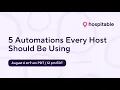 Work Less Earn More 5 Automations Every Host Should Be Using