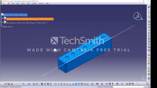 Rectangular Pattern and Feature Catia V5