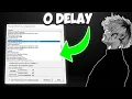 How to Get 0 DELAY in ANY Game Lower Delay Fix Stutters