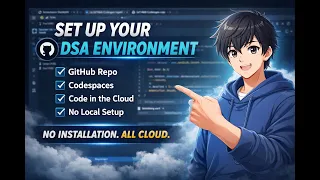 I m Back Setup GitHub Codespaces for DSA using Java Full Beginner Guide